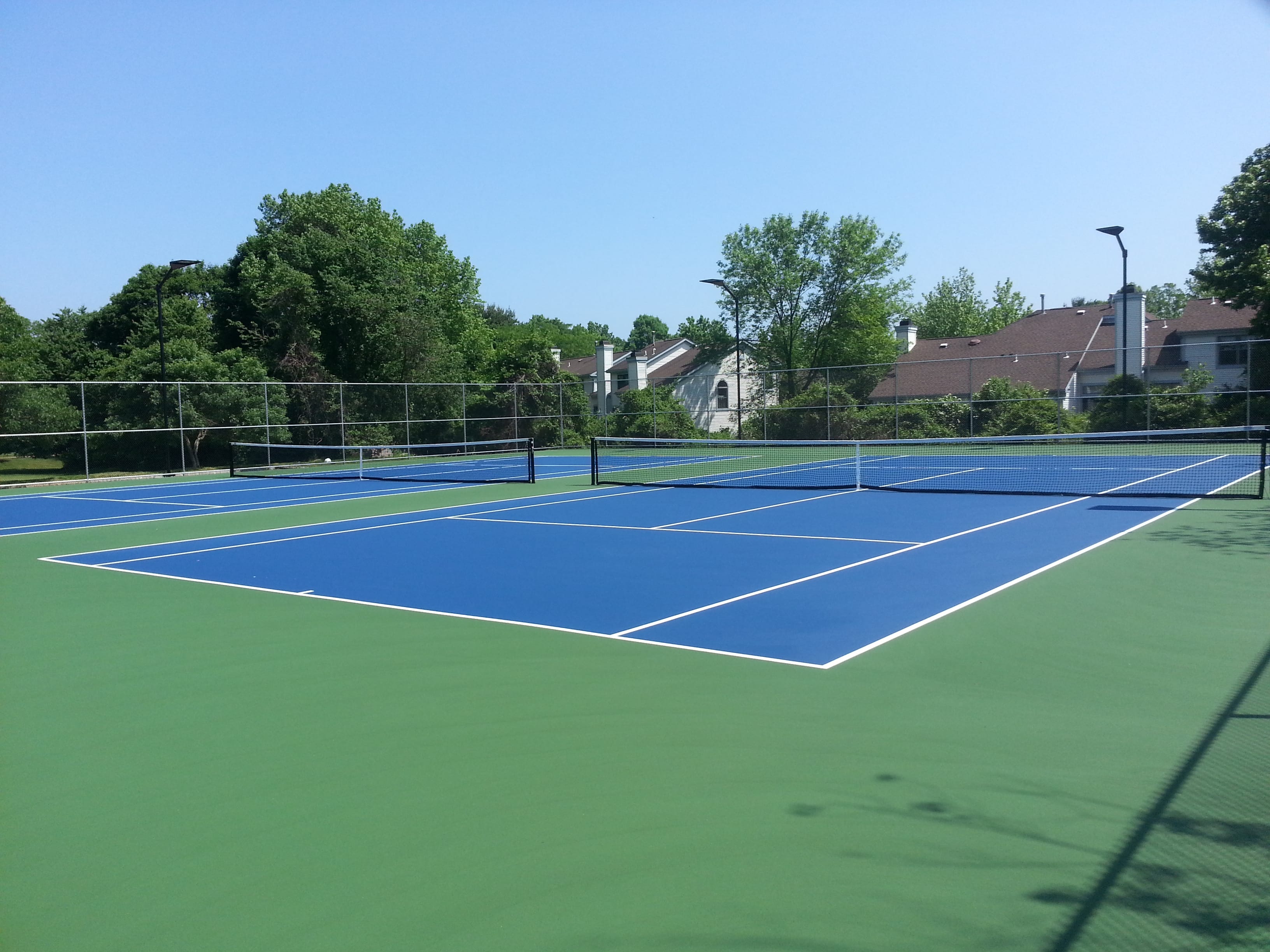 The Manor at Wayside in Ocean has two tennis courts.