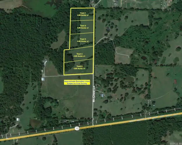 Tract 1-5 McGhee Lane, Perry, AR 72125